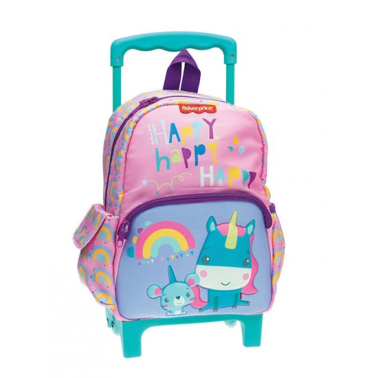 Τσάντα τρόλεϋ νηπίου Unicorn Pink Fisher Price 349-46073